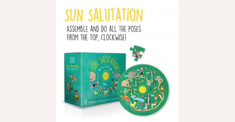 Yogi FUN Yoga Sun Salutation Floor Puzzle