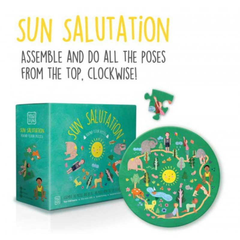 Yogi Fun Yoga Sun Salutation Puzzle