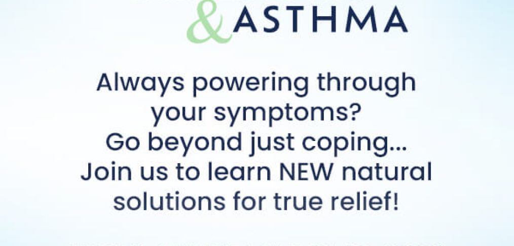 Allergies and Asthma Webinar. Free & Online March 13-19, 2023