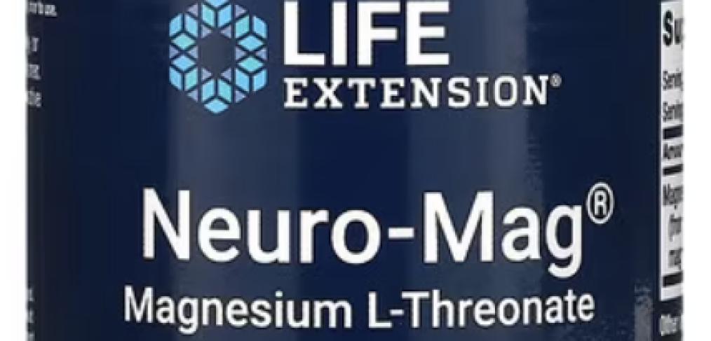 Life Extension Neuro-Mag Magnesium L-Threonate 90 Vegetarian Capsules. Dietary Supplement. Enhances Memory and Cognitive Function