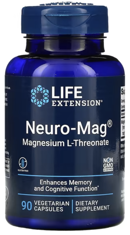 Life Extension, Neuro-Mag, Magnesium L-Threonate, 90 Vegetarian Capsules